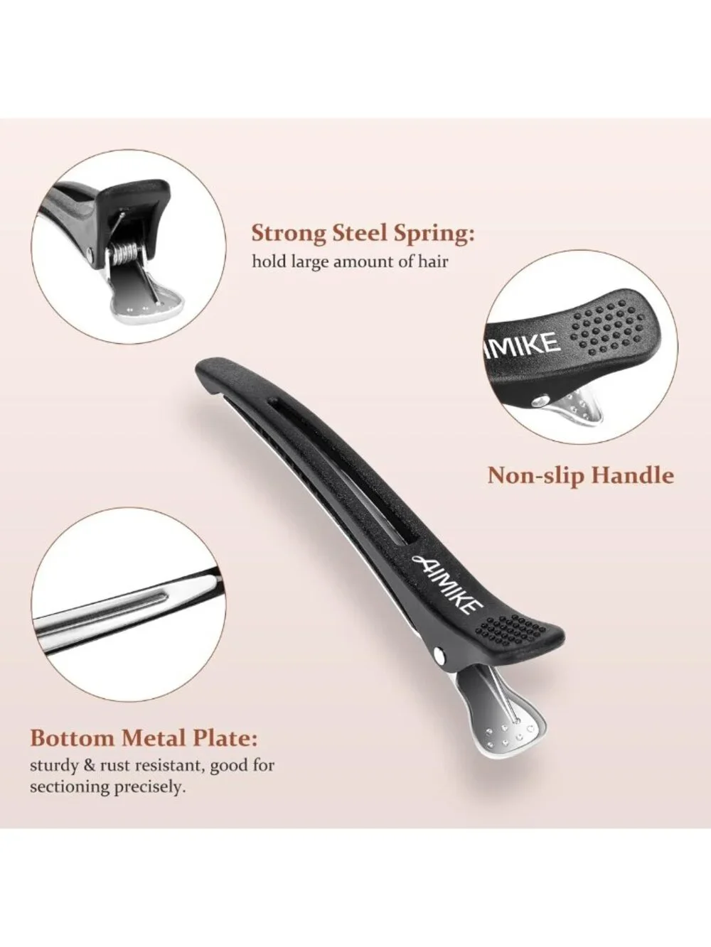 Hair Styling Clips for Sectioning & Home Haircuts - Professional Quality